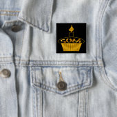 第50誕生日ボタン 缶バッジ (インサイチュ)