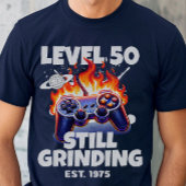 第50誕生日モダンゲームコントローラ誕生日 Tシャツ