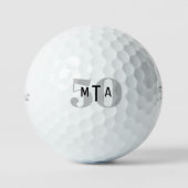 第50誕生日モノグラムタイトリストPro V1 II ゴルフボール (正面)