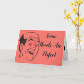 第50誕生日レトロハゲサンゴ カード (黄色い花)