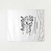 第50誕生日レトロ時代背景 タペストリー (正面(横))