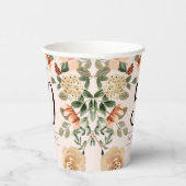 第50誕生日ヴィンテージフローラ 紙コップ (右)