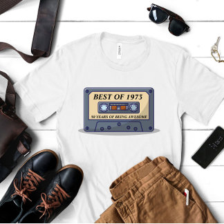 第50誕生日ヴィンテージ1973ギフト Tシャツ