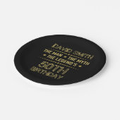 第50誕生日人類伝説 ペーパープレート (アングル)