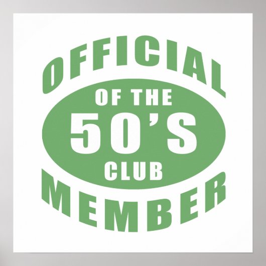 第50誕生日公式会員 ポスター (正面)