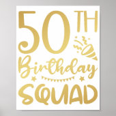 第50誕生日分隊50パーティー乗組員 ポスター (正面)