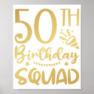 第50誕生日分隊50パーティー乗組員 ポスター