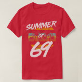 第50誕生日夏の69ギフトマママパパ Tシャツ (デザイン正面)