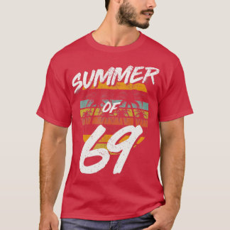第50誕生日夏の69ギフトマママパパ Tシャツ