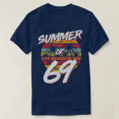 第50誕生日夏の69ギフトマママパパ Tシャツ (デザイン正面)