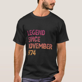 第50誕生日女性伝説1974年11月 Tシャツ