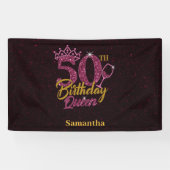 第50誕生日女王 横断幕 (横)