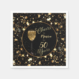 第50誕生日応援 スタンダードカクテルナプキン