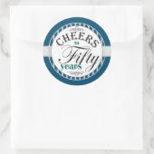 第50誕生日応援～50年 ラウンドシール (バッグ)