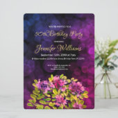 第50誕生日招待時間 招待状 (スタンド正面)