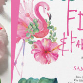 第50誕生日招待状熱帯水彩 招待状