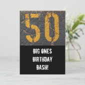 第50誕生日招待状 招待状 (スタンド正面)