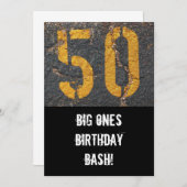 第50誕生日招待状 招待状 (正面/裏面)