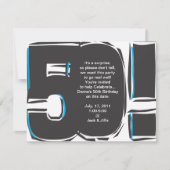 第50誕生日招待状 招待状 (正面)