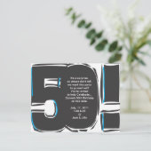 第50誕生日招待状 招待状 (スタンド正面)