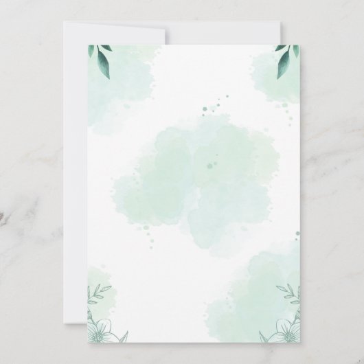 第50誕生日招待状 招待状 (裏面)