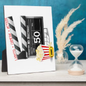 第50誕生日映画テーマ フォトプラーク (側面)