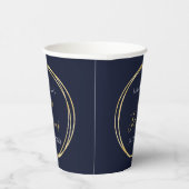 第50誕生日海軍金ゴールド誕生会 紙コップ (右)