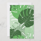 第50誕生日熱帯花離れハワイアン 招待状 (裏面)