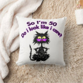 第50誕生日猫 クッション (ブランケット)