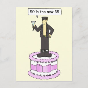 第50誕生日男性ゲイユーモア ポストカード