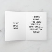 第50誕生日論理 カード (内部)