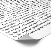 第50誕生日贈り物；第50誕生日贈り物 ポスター (角)