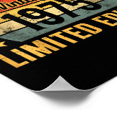 第50誕生日飾り男性へ1975年Gag 50年 ポスター (角)