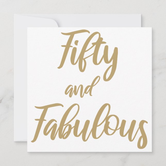 第50誕生日 (正面)