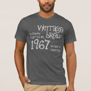 第50誕生日1967年または年のヴィンテージの醸造物G203E1 Tシャツ