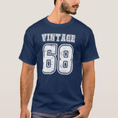第50誕生日50歳のヴィンテージ1968年-ギフト Tシャツ (正面)