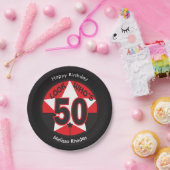 第50誕生日50歳は|のだれであるか見て下さい ペーパープレート (パーティー)