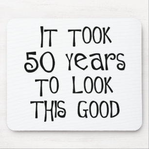 第50誕生日、よいこれを見る50年! マウスパッド