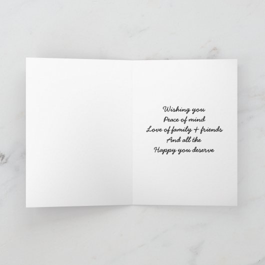 第50誕生日 カード (内部)