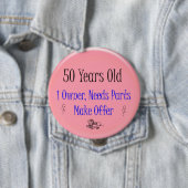 第50誕生日 缶バッジ (インサイチュ)