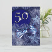 第50誕生祝いパーティー 招待状 (スタンド正面)