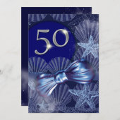 第50誕生祝いパーティー 招待状 (正面/裏面)