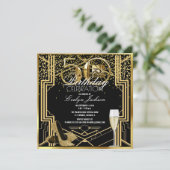 第50誕生祝い 招待状 (スタンド正面)