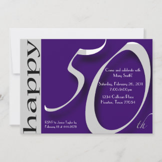 第50誕生祝い 招待状