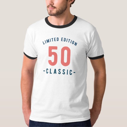 第50誕生祝いTシャツ Tシャツ (正面)