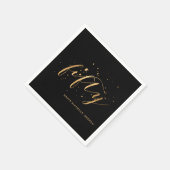 第50金ゴールド第50回誕生会 スタンダードカクテルナプキン (角)