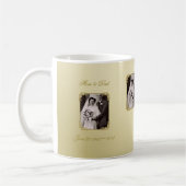 第50金結婚記念日の写真のマグ コーヒーマグカップ (左)