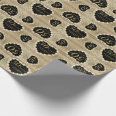 第50金結婚記念日パターン| DIY文字 ラッピングペーパー (角)