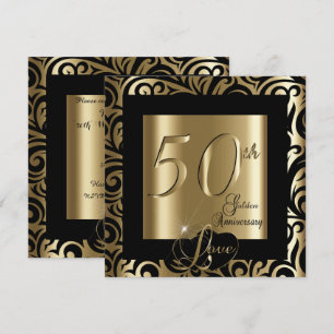 第50金結婚記念日 招待状