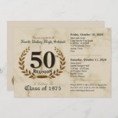 第50高ファンシー校懇親会- 2日間イベント 招待状 (正面/裏面)